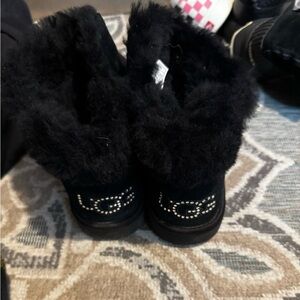 Ugg mini with bling size 10